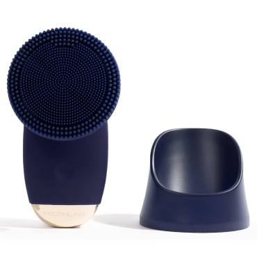 YouthLab SoniGlow, Navy, Silicone Facial Skin Clea...