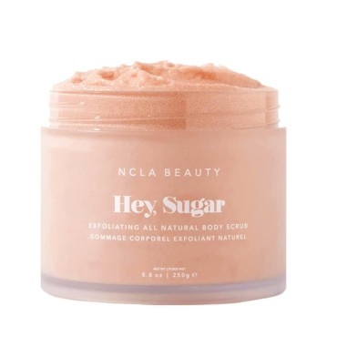NCLA - Hey, Sugar Natural Body Scrub | Clean, Natural, Non-Toxic Beauty (Peach)