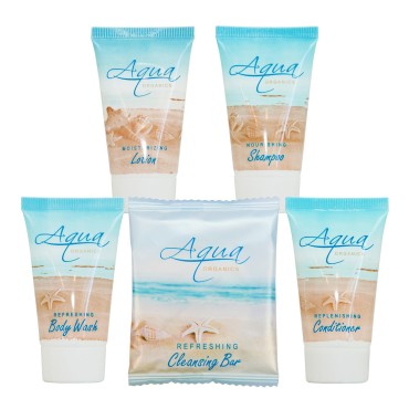 Aqua Organics Hotel Soaps and Toiletries Bulk Set ...