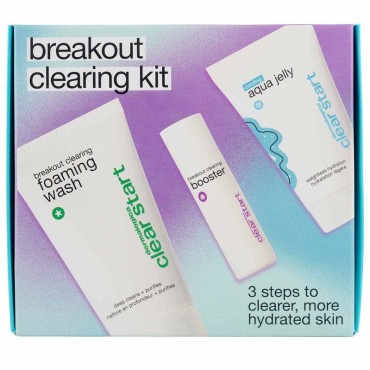 Dermalogica Clear Start Breakout Clearing Kit - Contains Acne Face Wash, Breakout Clearing Spot Treatment & Cooling Moisturizer