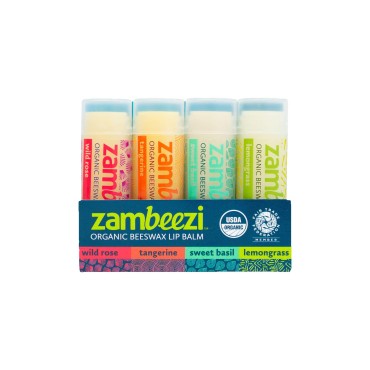 Zambeezi Fair Trade, Organic Beeswax Lip Balm - CO...