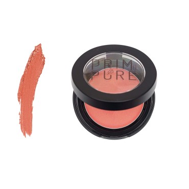Prim and Pure Natural Blush Makeup - Cream Blush Makeup Palette - Cruelty Free Classic Color Mineral Blush - Organic Professional Cosmetics makeup Blush for face (CORAL CREAM)