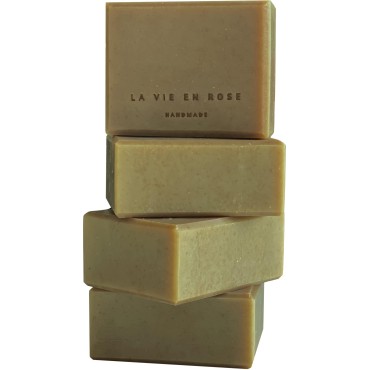 LaVieEnRose Natural Soap Bars with 12 Herbs Infused Organic Extra Virgin Olive Oil For All Skin Types. Natural Face, Hand & Body Soap. Handmade In USA. (4 BARS with 4.8-5.2 oz EACH)