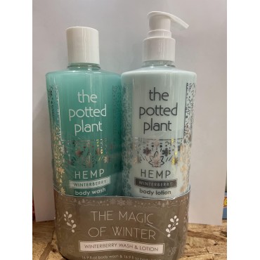 The Potted Plant Winterberry Duo - Lotion & Body Wash 16.5 oz Duo