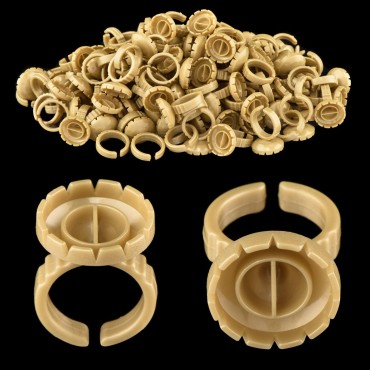 [200PCS] Volume Glue Ring Glue Cup for Lash Extens...