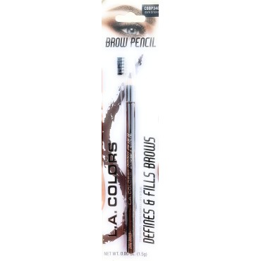 LA Colors Define & Fill Brow Pencil, Dark Brown