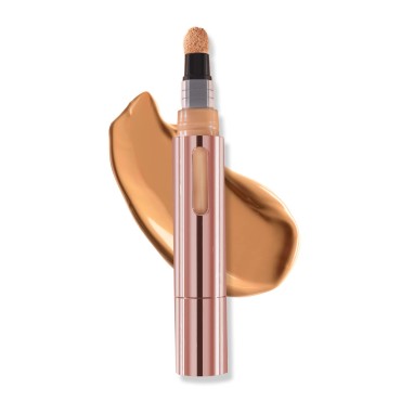 Mally Beauty - The Plush Pen Brightening Concealer Stick - Tan - Hydrating Turmeric, Vitamin E, and Hyaluronic Acid Infused Formula - Medium Buildable Coverage with a Natural, Smooth Finish