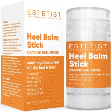 Heel Balm Stick Cracked Foot Repair Foot Cream For Dry Skin Heels Soothing Moisturizer Callus Remover For Dry Irritated Feet With Vitamin E Tea Tree Oil Foot Care Treatment For Women And Men