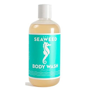 Swedish Dream Organic SEAWEED Body Wash | No Sulfates, Parabens, or Silicones | Vegan | Cruelty Free | 12 fl oz, 355 ml
