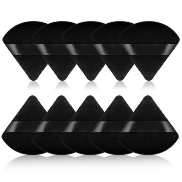 Molain 10 Pieces Triangle Powder Puff Makeup Puff ...