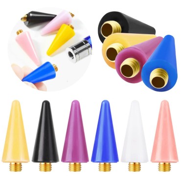 Yzzseven 6 Pieces Wax Replacement Head Tips Nail R...