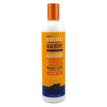 Cantu Acai Berry Curl Activator Revitalizing 12 Ounce (355ml) (Pack of 3)