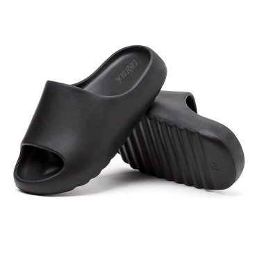 Platform Pillow Slippers Slides for Women and Men, EVA Anti-Slip Cloud Slippers Lightweight Spa Open Toe Shower Sandals for Indoor & Outdoor