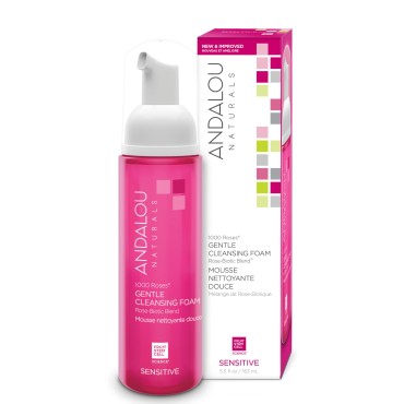 Andalou Naturals Face Wash, 1000 Roses Gentle Clea...