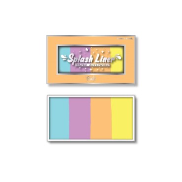 RUDE Splash Liner Water Activated Split Cake Face Body Paint (Cotton Candy)