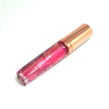 LA Colors 1 Lip Oil Lipgloss [ CLG441 Sweetie : Candy Scented ] Lip Gloss Balm Ultra Hydrating Formula + Free Zipper Bag