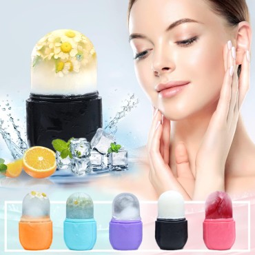 Ice Face Roller Cube Tray for Eye, Neck, Brighten ...