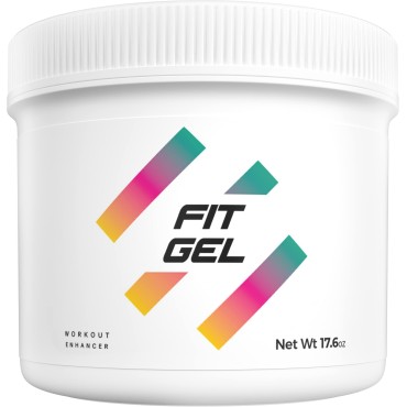 FIT GEL Work Out Enhancer Sweat Gel (Coconut) Hot Cream Target Tummy Belly, Sweet Scent, Easy Apply Jar (8.8 oz)