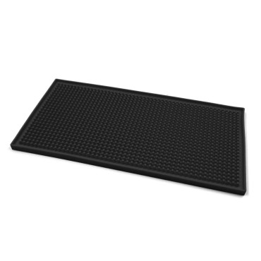 Heat Resistant Mat for Hot Styling Tools, Large Silicone Flat Iron Mat for Hair Straightener, Travel Anti Heat Pad for Curling Wand, Hair Tools Appliances (Black)