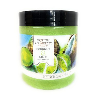 Asquith & Somerset Coconut & Lime Sugar Body Scrub 19.4 OZ