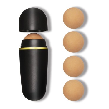 Lazzybeauty Oil Absorbing Volcanic Roller, 5PCS Vo...