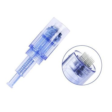 Met You™ Disposable Microneedling Pen Replacement Cartridges - Fit for Dr.pen Ultima A6 (36 Pins, Blue 0.25mm 50pcs)