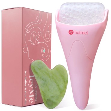 BAIMEI Cryotherapy Ice Roller and Gua Sha Facial T...