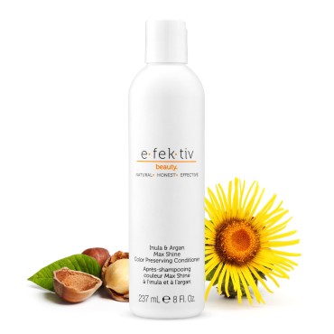 e.fek.tiv beauty Inula & Argan Color Protecting Hair Conditioner - Color Safe Daily Conditioner for Men & Women - Deep Conditioner - Provides Moisture Repairs Hair Vegan Formula - Sulfate free - 8 oz