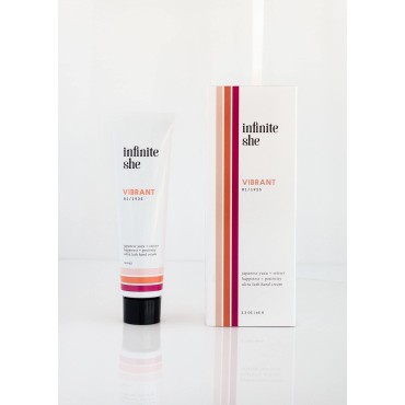 Infinite She Vibrant Hand Cream | Ingredients Include Shea Butter and Mango Butter | 2.3 oz / 65 g