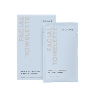 NuFACE Prep-N-Glow Facial Towelette - Exfoliating ...