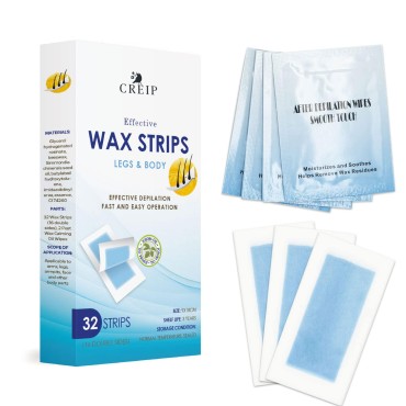 Creip Wax Strips, Hair Removal Wax Strips For Arm,...