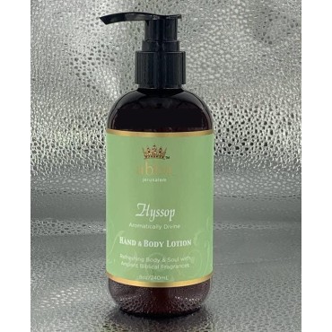 Abba Oil Body Lotion - Hyssop (8 oz with pump) 1 p...