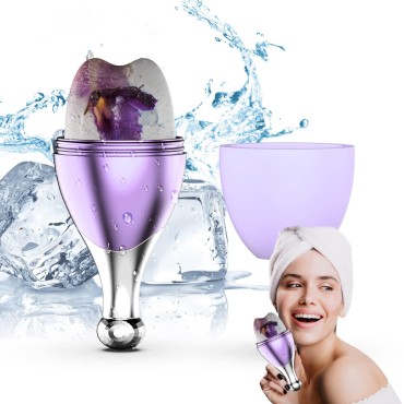 Ice Face Roller, Upgraded Spray Ice Roller For Fac...