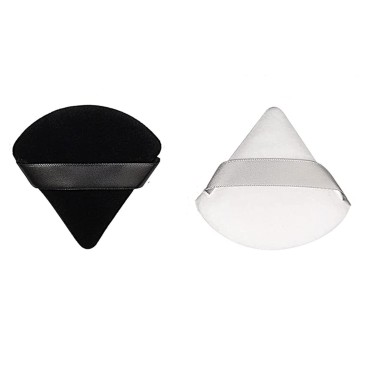 MauSong 2 Pieces Cotton Makeup Powder Puff Triangl...