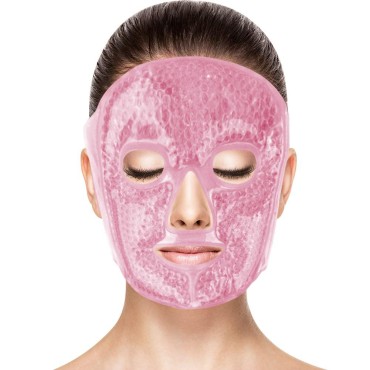 CONBELLA Cold Face eye masks Ice Face Mask Hot Col...