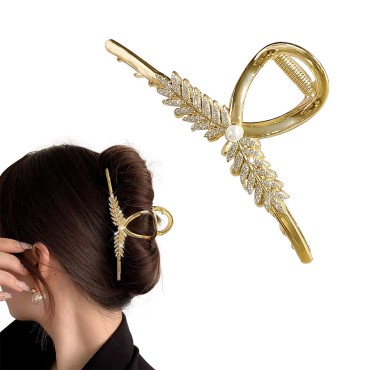 Hair Barrettes for Women | French Design Barrettes | Ideal for Fine Hair - Everyday Wear | Comfortable and Lightweight - Casual or Formal Styling | 2Pcs-Tortoise Shell & Ivory Colors | Women and Girls