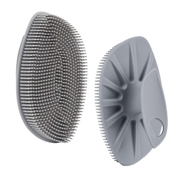 YEADMAL Exfoliating Silicone Body Scrubber Shower ...