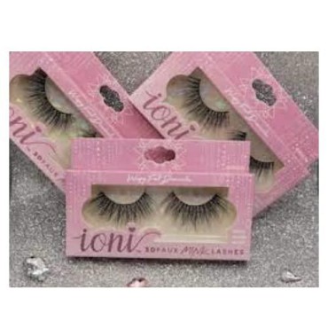 3 packs IONI 3D Faux Mink Lashes XL Wispy Full Dramatic 686604 Short Natural Look Eyelashes Extension with Bonus TDST Power Tool.