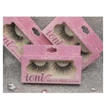 3 packs IONI 3D Faux Mink Lashes XL Wispy Full Dra...