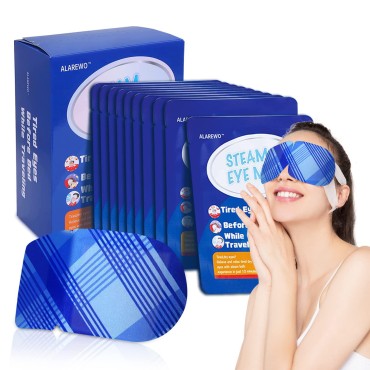 ALAREWO Steam Eye Mask for Dry Eyes 10-Pack SPA Wa...