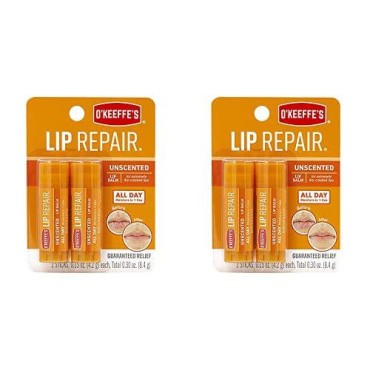 O'Keeffe's Unscented Lip Repair Lip Balm for Dry, ...