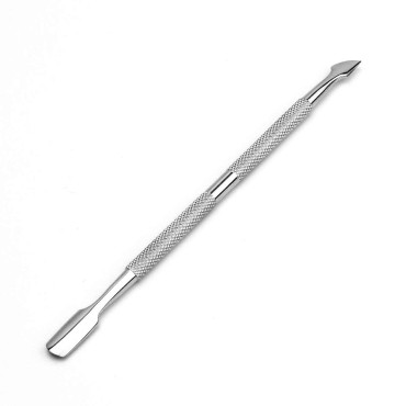HaimiLiya Cuticle Pusher Nail Pusher Gel Nail Remover Tool Dual-end Dead Skin Pusher-Nail Dirt Cleaner Tool Gel Polish Remover Tool,410 Stainless Steel, Silver