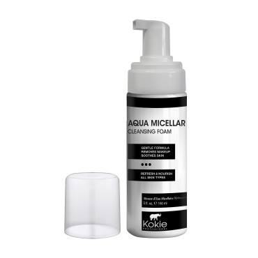 Kokie Cosmetics Aqua Micellar Cleansing Foam, Makeup Remover