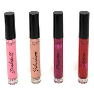 Victoria's Secret Bombshell Color Shine 4-piece Lip Gloss Set