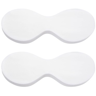 PAGOW 200 Sheets Disposable Non Woven Eye Care, Cotton Paper Facial Eye Pads Spa, DIY Clear Eye Mask Paper Beauty Sheets for Skincare Spa Wrap Moisture Retention