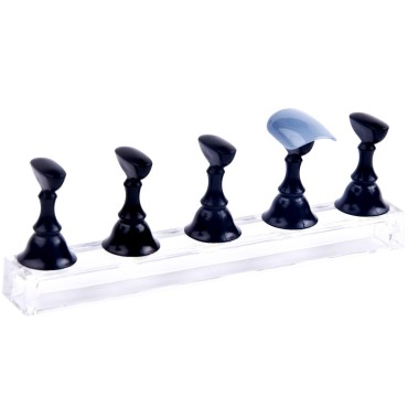 Ycyan 1 Set Acrylic Nail Practice Display Stand Na...