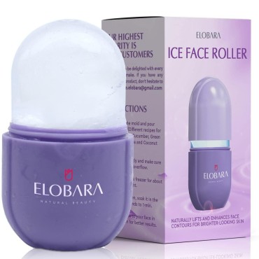 Ice Face Roller, Ice Rollor for Face and Eye, Facial Beauty Ice Roller, Brighten and Tighten Skin, Reusable Ice Facial Roller