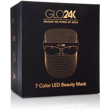 GLO24K 7 Color L E D Face Beauty Mask
