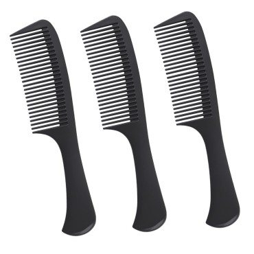 Wide Tooth Comb Large Hair Detangling Comb Styling Comb Hair Brush for Styling and Professional Hair Care, Suitable for Curly Long Wet Hair, Reduce Hair Loss and Dandruff&Headache (3 pcs)