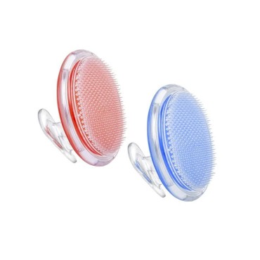 Dylonic Exfoliating Body Scrub Razor Bump Brush + Ingrown Hairs Treatment Pads - After Waxing Skin Care Exfoliator for Body Shaving Irritation, Strawberry Legs, Armpit, Bikini Body Exfoliator Scrubber